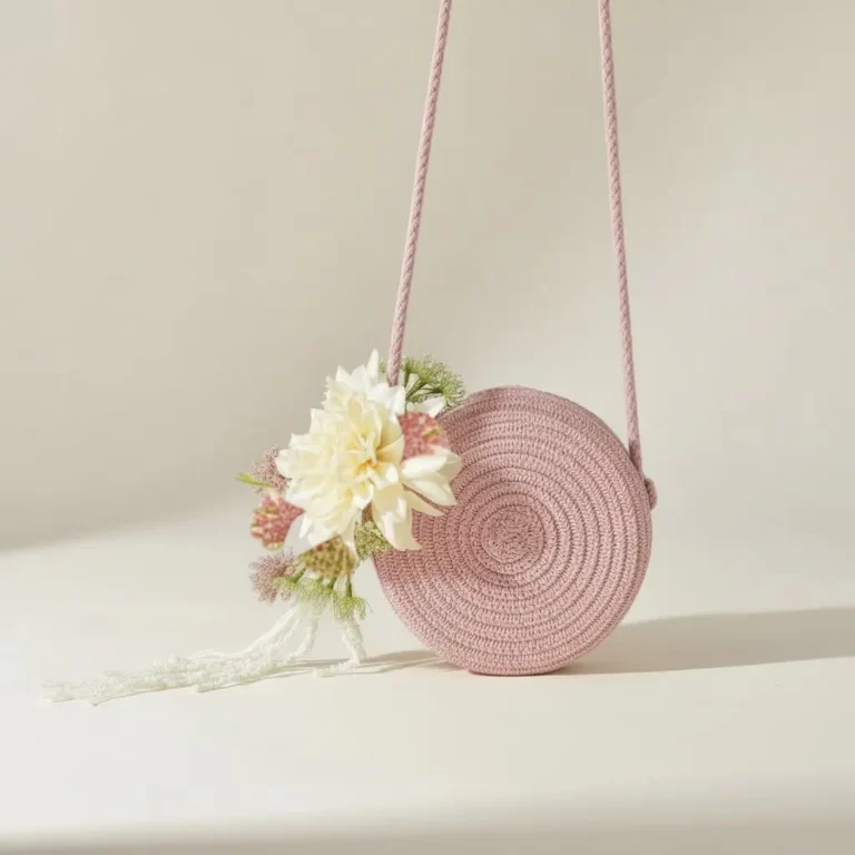 Pochette de mariage pour femme – Rose poudré