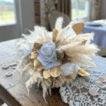 Bouquet mariage original-modele plume