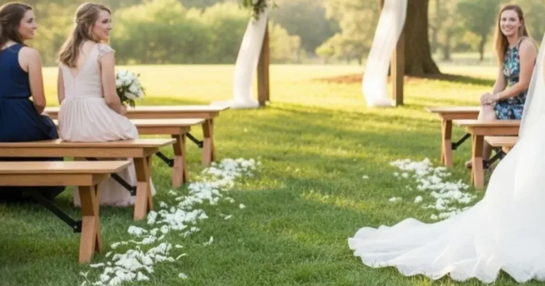 Location de bancs en bois pour votre mariage : le guide complet